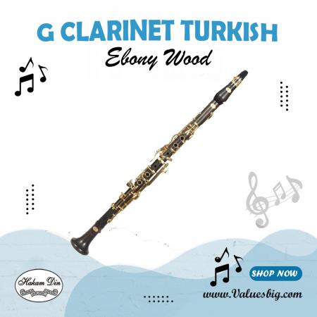 G Clarinet (Sol) | Turkish | German| Ebony wood